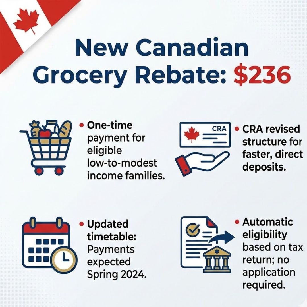 New Federal $236 Grocery Rebate Program